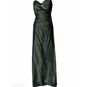 Alvina Valentina Greenish Taffeta Gown Size 10